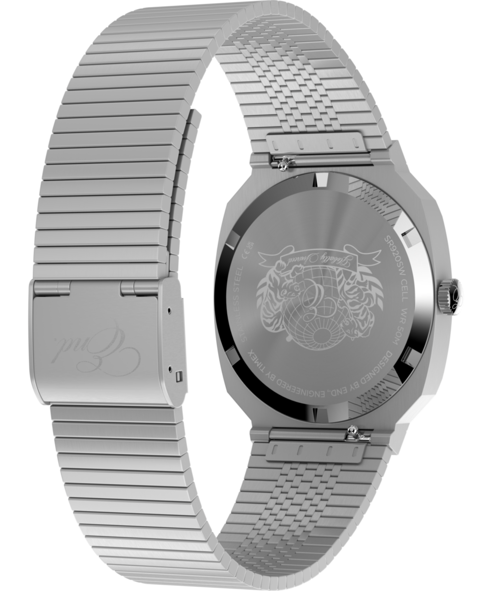 Timex END. x Timex 1981 Reissue Inspired 35mm Stainless Steel Bracelet Watch