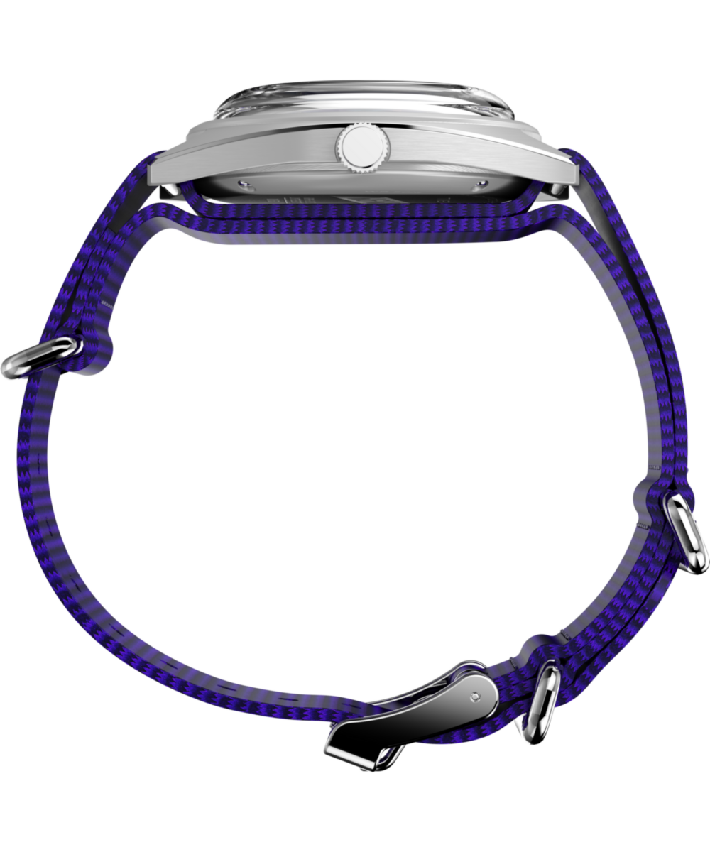 Timex Worn & Wound x Timex Whirlpool 37mm Fabric Strap Watch