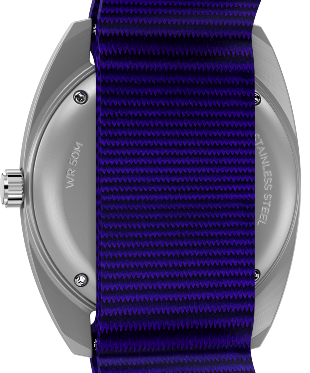 Timex Worn & Wound x Timex Whirlpool 37mm Fabric Strap Watch