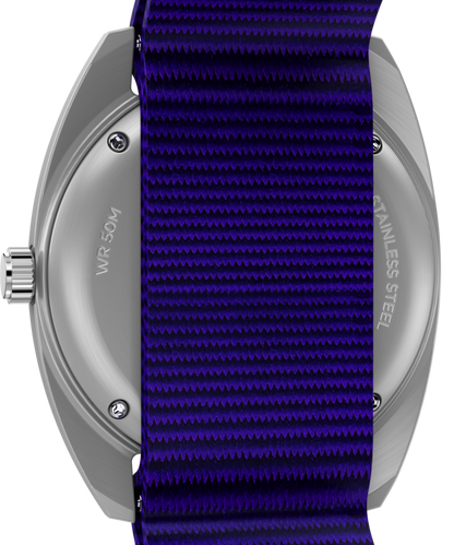 Timex Worn & Wound x Timex Whirlpool 37mm Fabric Strap Watch