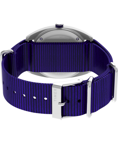 Timex Worn & Wound x Timex Whirlpool 37mm Fabric Strap Watch