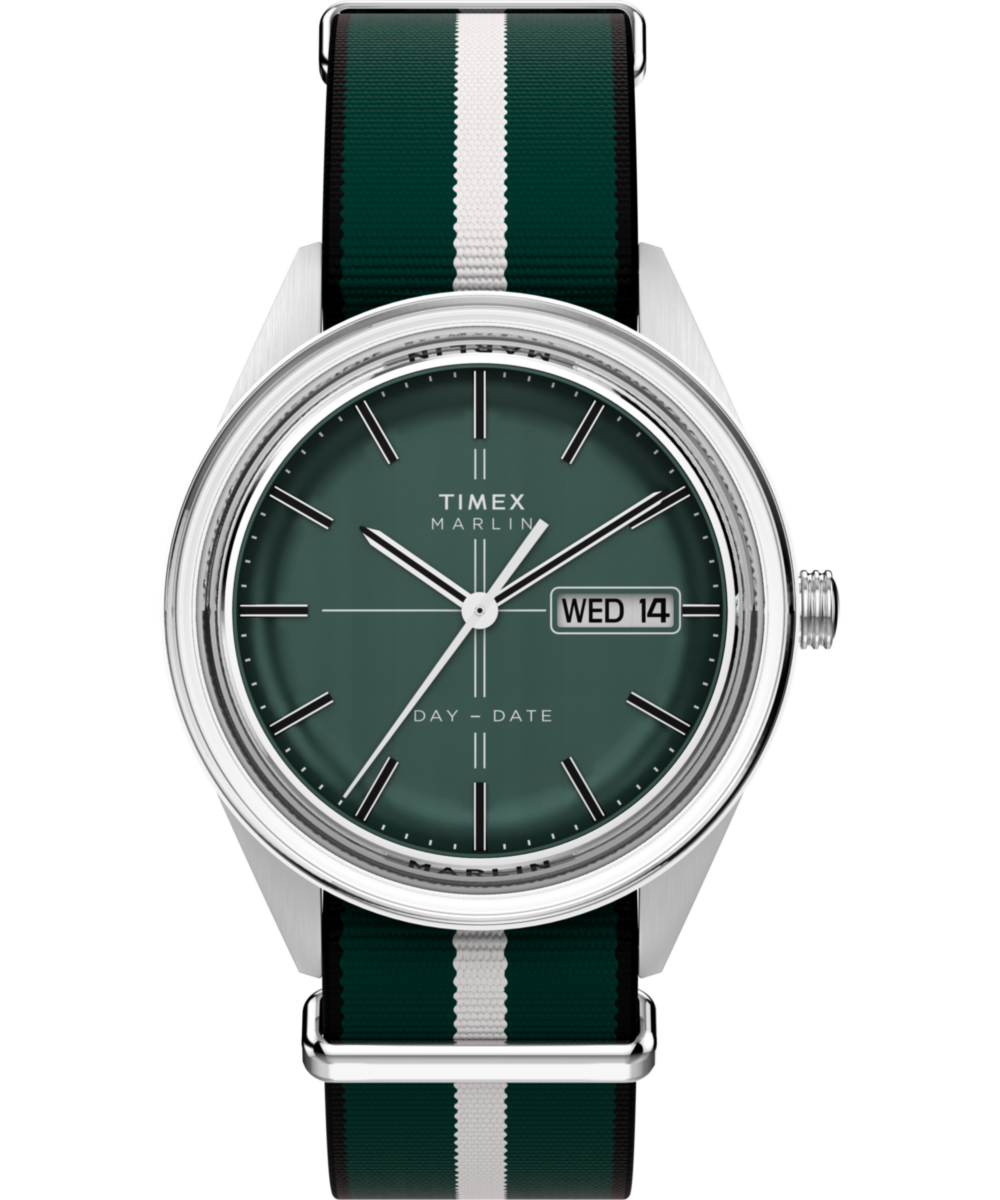 Timex Marlin Jet Quartz 38mm Fabric Strap Watch