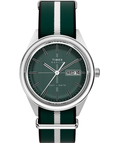 Timex Marlin Jet Quartz 38mm Fabric Strap Watch
