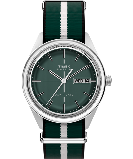 Timex Marlin Jet Quartz 38mm Fabric Strap Watch
