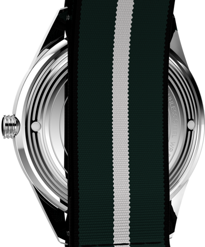 Timex Marlin Jet Quartz 38mm Fabric Strap Watch
