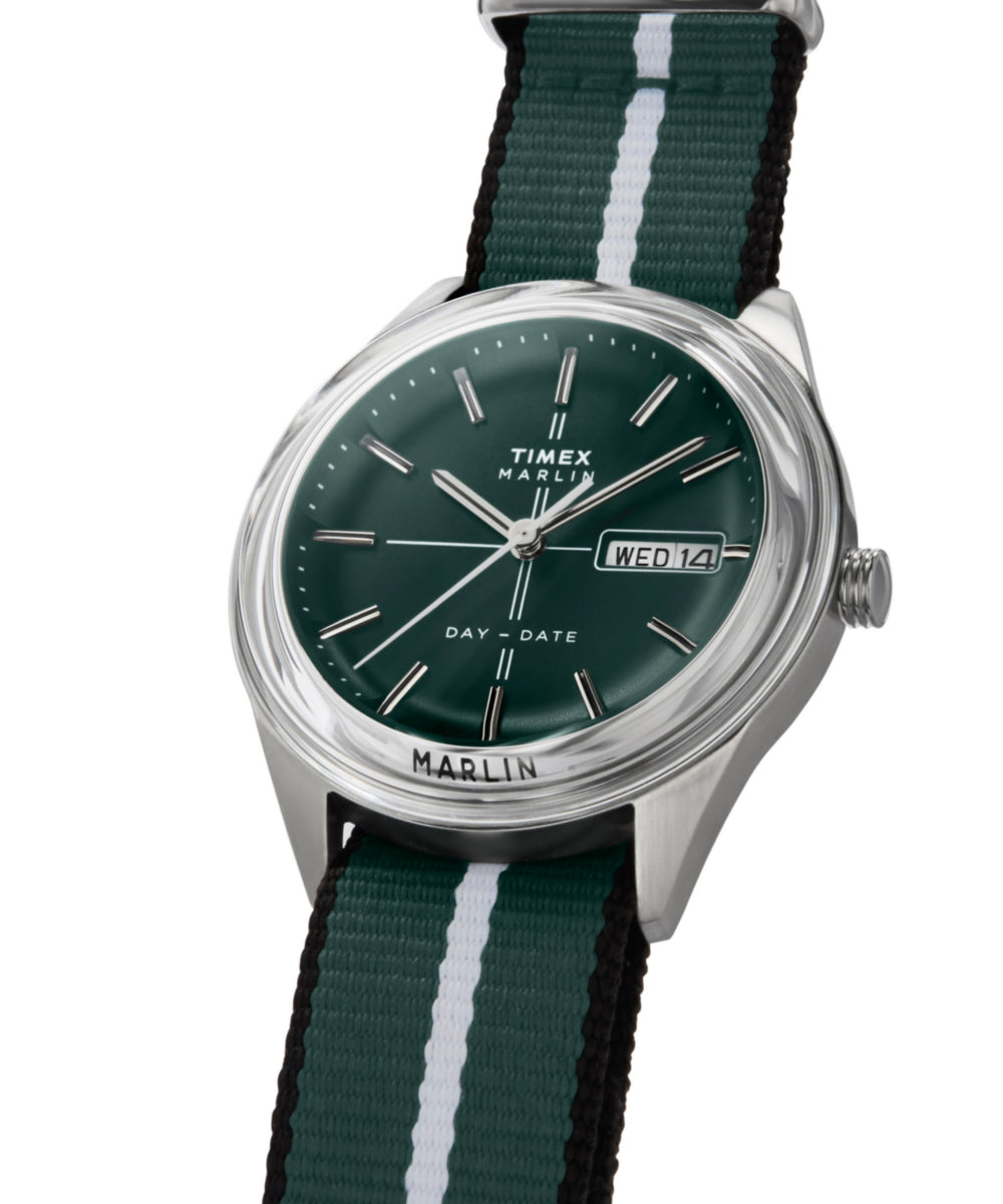 Timex Marlin Jet Quartz 38mm Fabric Strap Watch