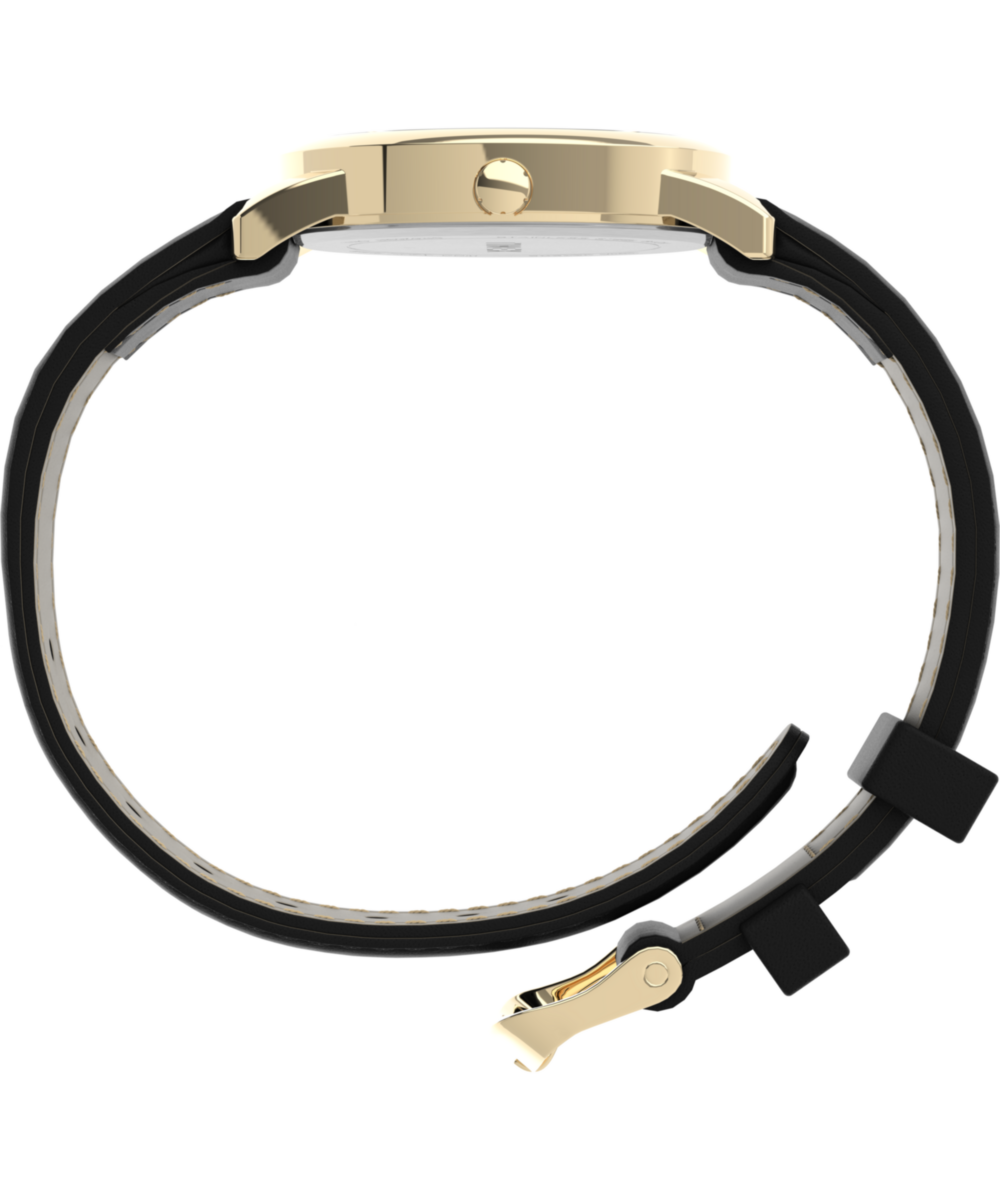 Timex Easy Reader 35mm Leather Strap Watch