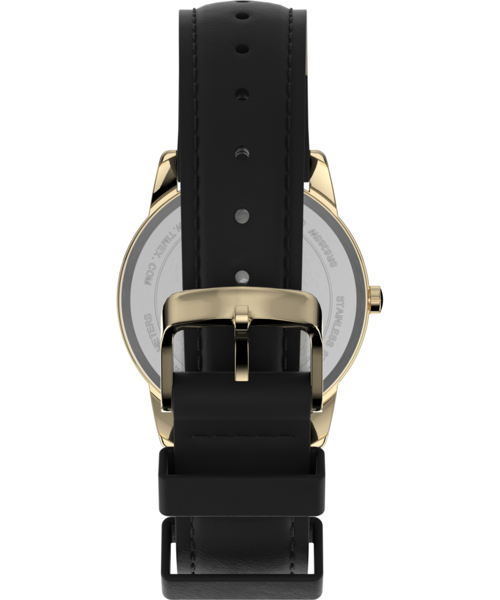 Timex Easy Reader 35mm Leather Strap Watch