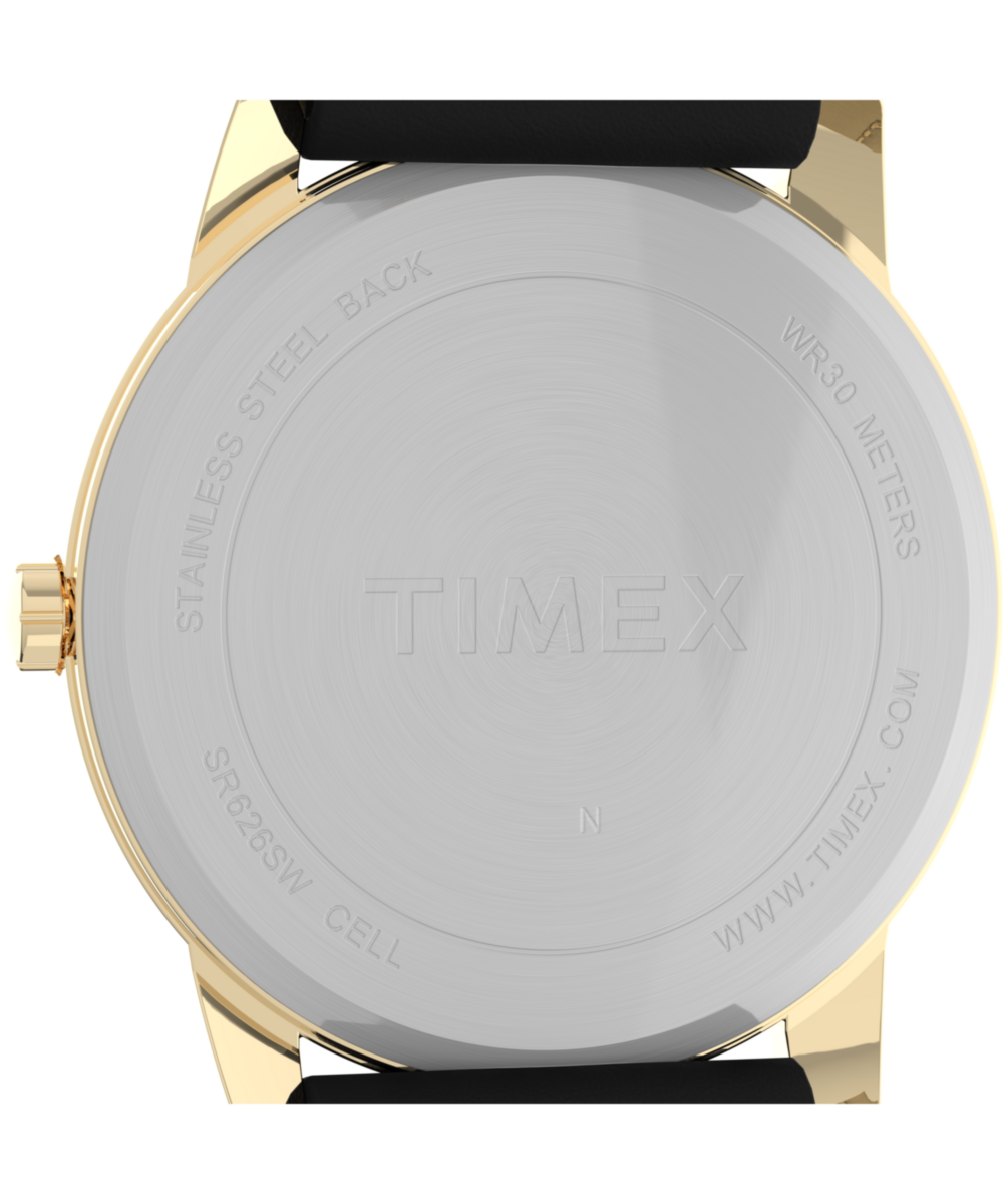 Timex Easy Reader 35mm Leather Strap Watch