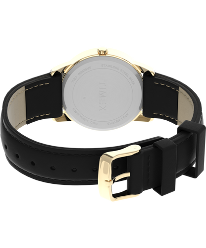 Timex Easy Reader 35mm Leather Strap Watch