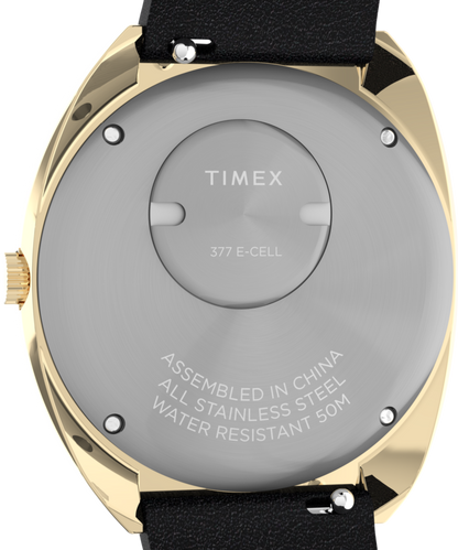 Timex Q Timex 1972 Reissue 39mm Leather Strap Watch
