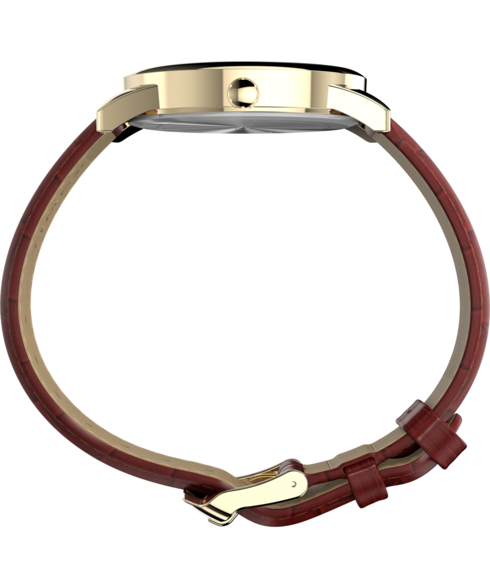Timex Easy Reader 35mm Leather Strap Watch