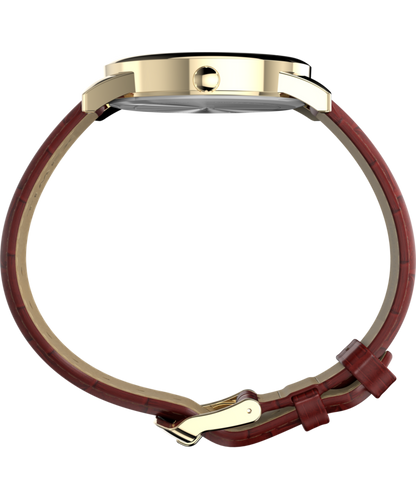 Timex Easy Reader 35mm Leather Strap Watch