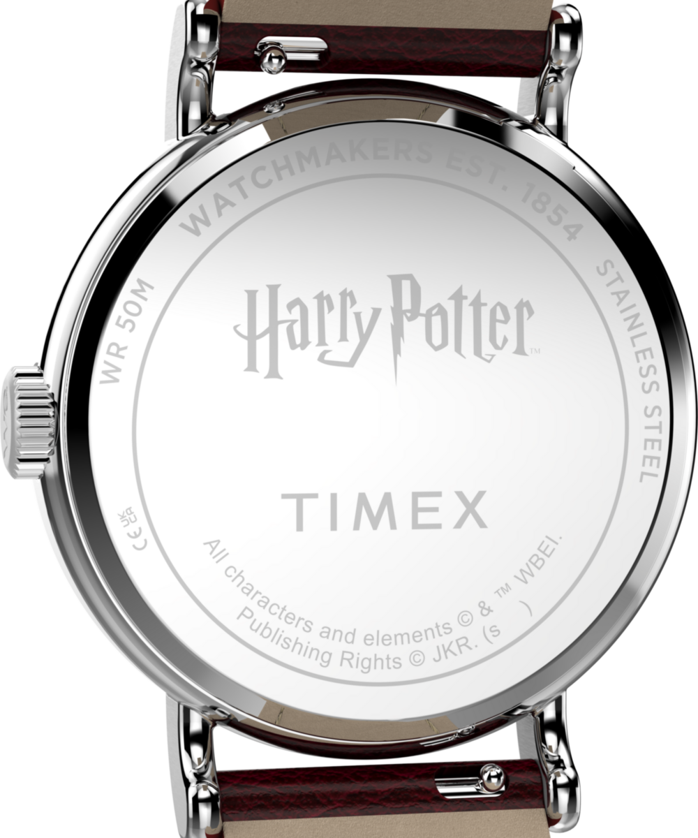 Timex Harry Potter x Timex Weekender Platform 9 3/4 37mm Leather Strap Watch