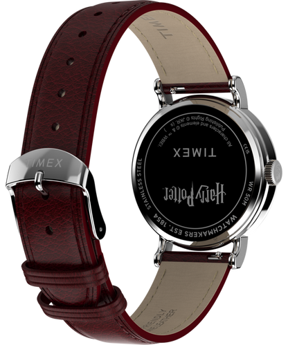 Timex Harry Potter x Timex Weekender Platform 9 3/4 37mm Leather Strap Watch