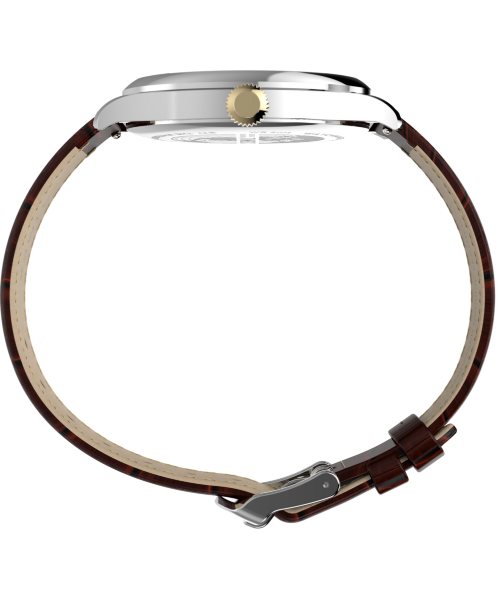 Timex Waterbury Classic Sub-Second 39mm Leather Strap Watch