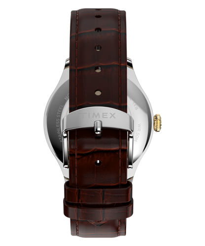 Timex Waterbury Classic Sub-Second 39mm Leather Strap Watch