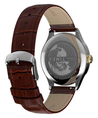 Timex Waterbury Classic Sub-Second 39mm Leather Strap Watch