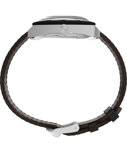 Timex Q Timex 1972 World Time 39mm Leather Strap Watch