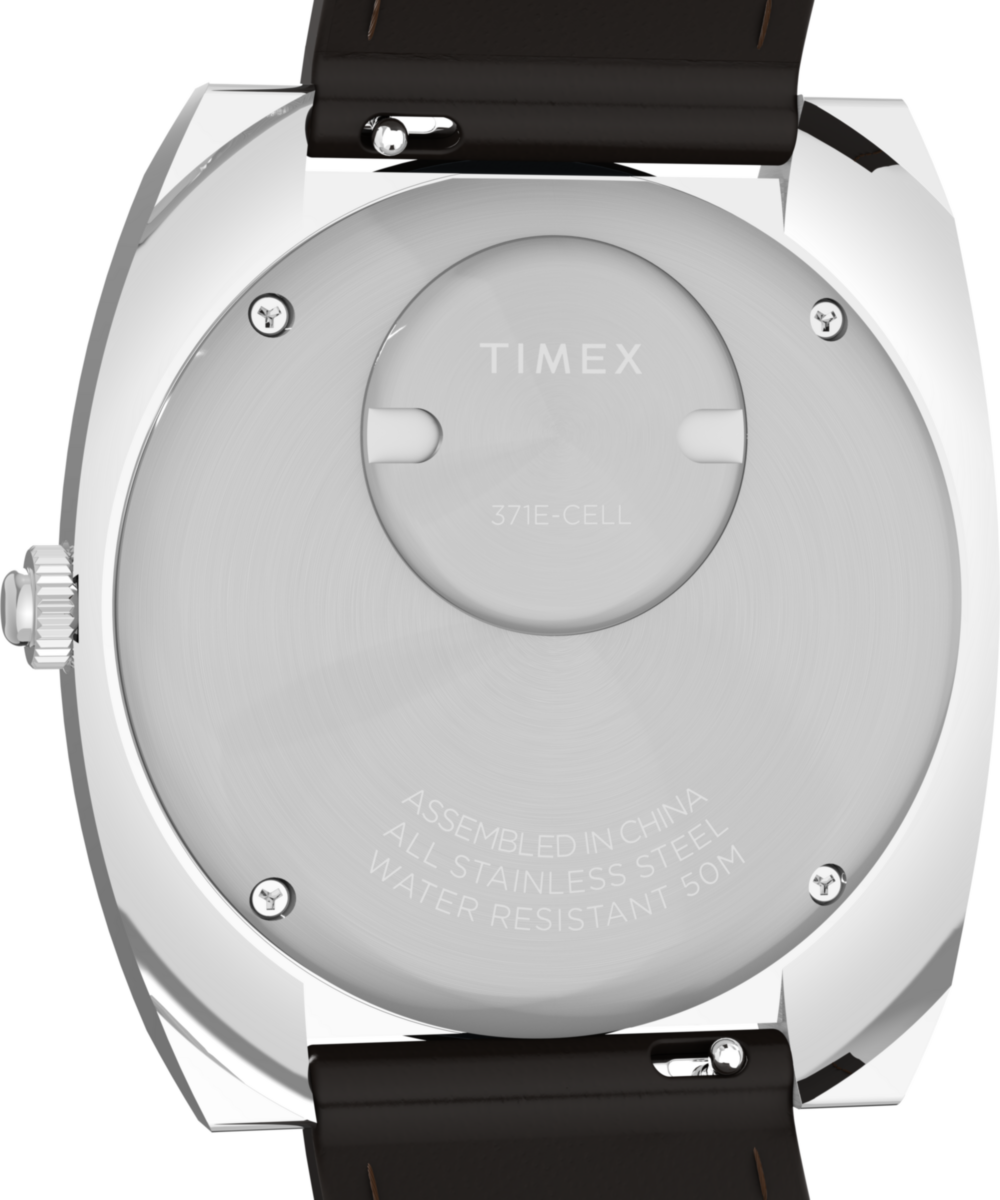 Timex Q Timex 1972 World Time 39mm Leather Strap Watch