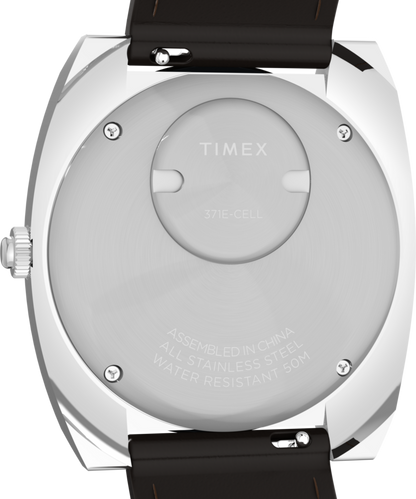 Timex Q Timex 1972 World Time 39mm Leather Strap Watch