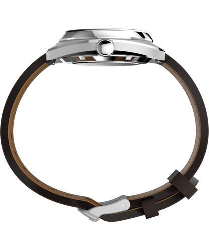 Timex Marlin Draper Automatic 37mm Leather Strap Watch