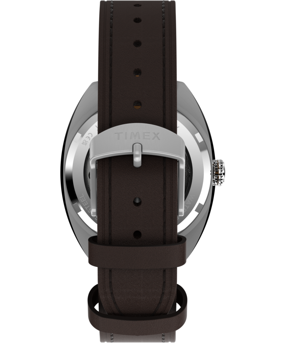Timex Marlin Draper Automatic 37mm Leather Strap Watch