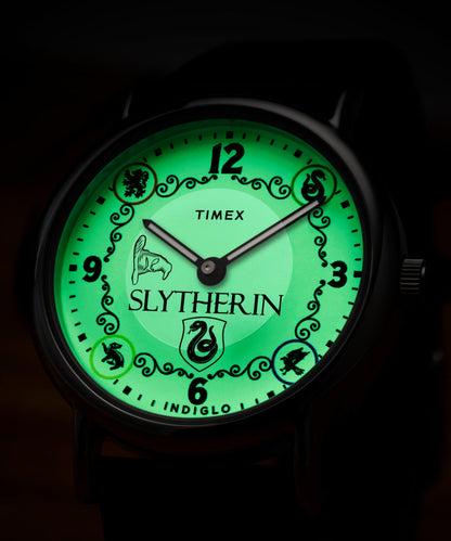 Timex Harry Potter x Timex Weekender Slytherin House 38mm Leather Strap Watc