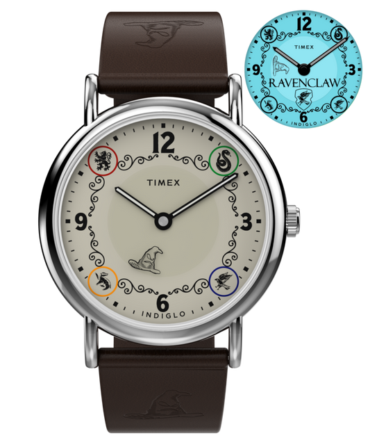 Timex Harry Potter x Timex Weekender Ravenclaw House 38mm Leather Strap Watc