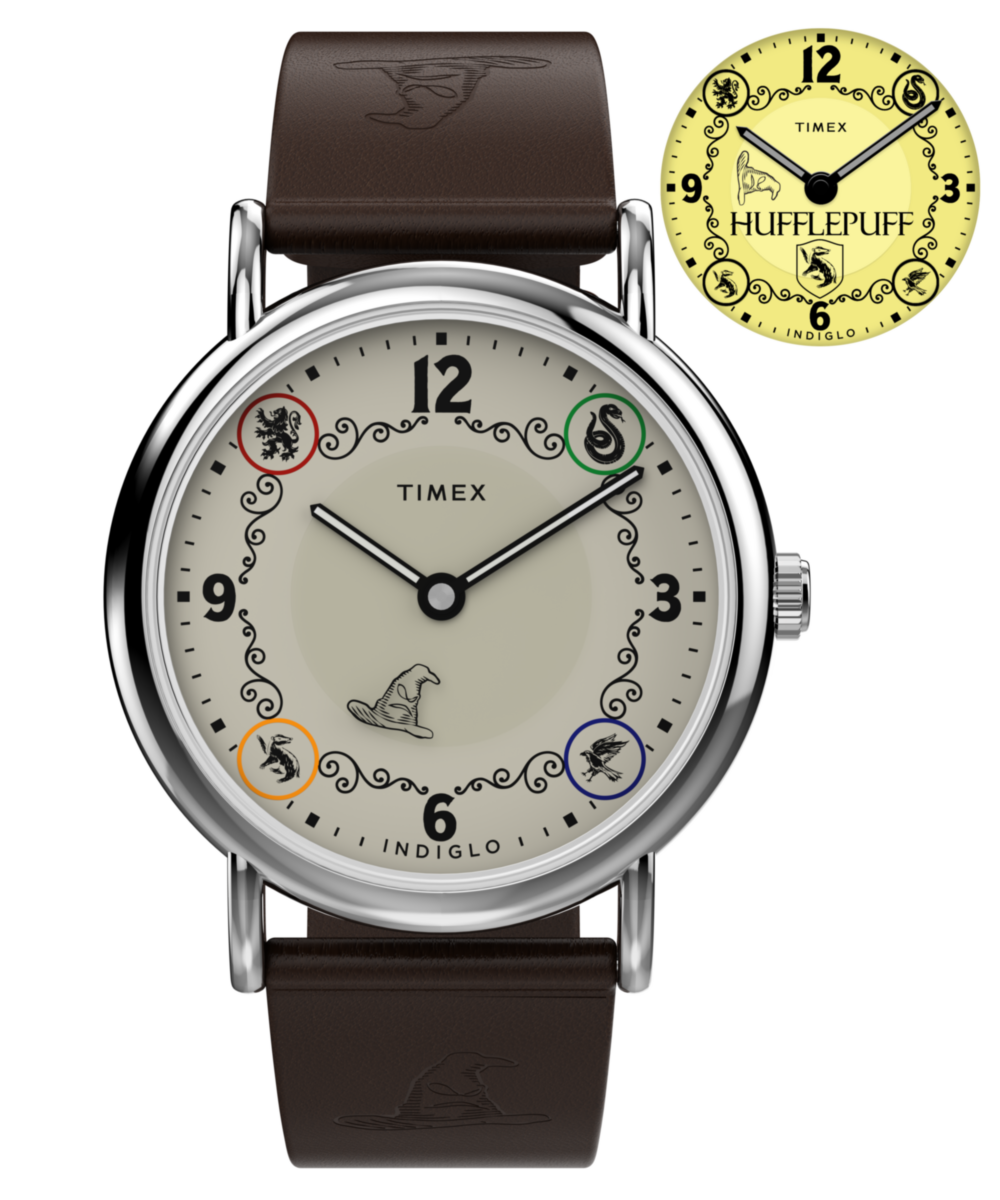 Timex Harry Potter x Timex Weekender Hufflepuff House 38mm Leather Strap Wat