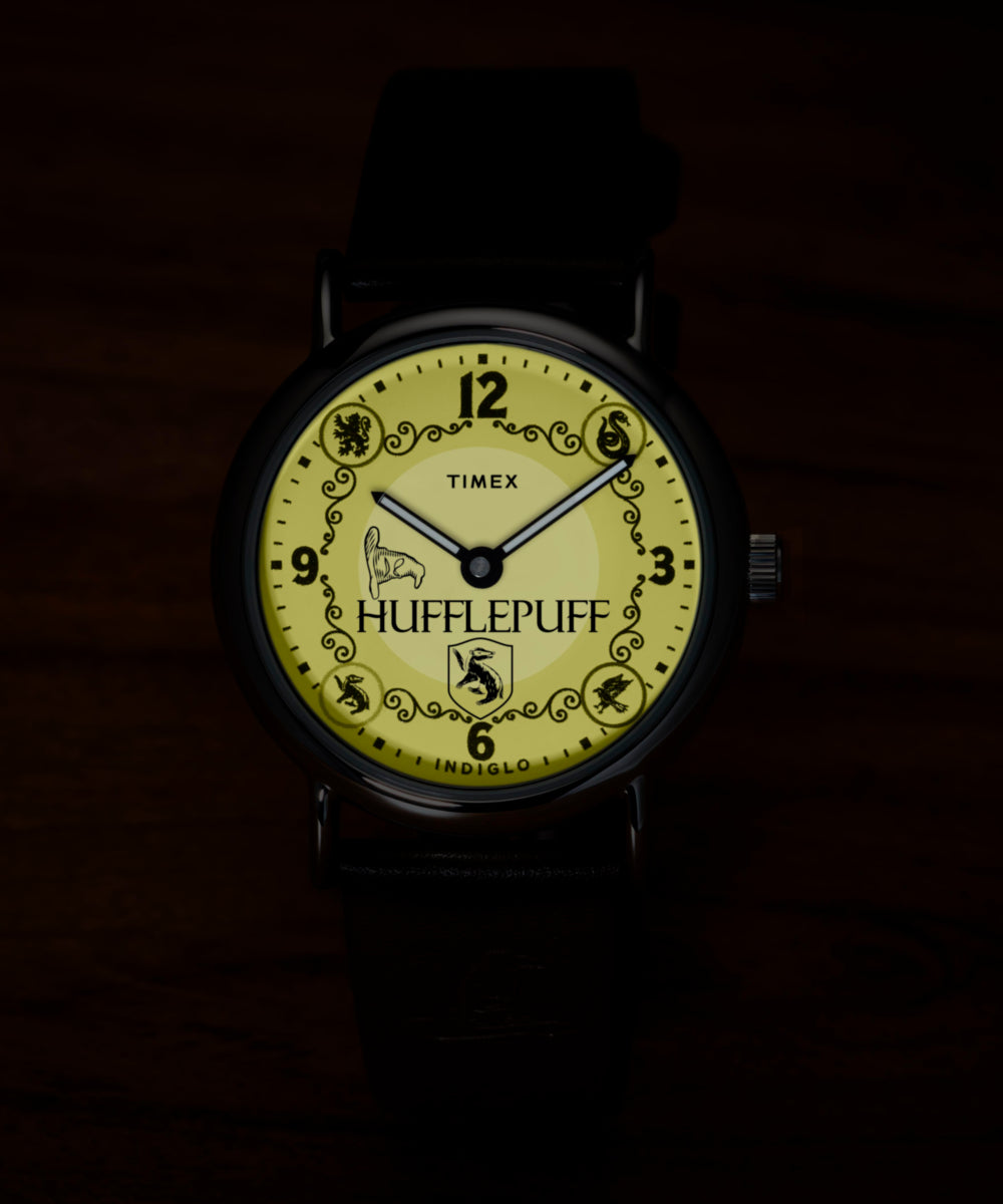 Timex Harry Potter x Timex Weekender Hufflepuff House 38mm Leather Strap Wat